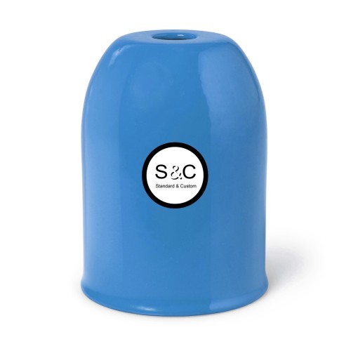 Bicchierino in metallo con Portalampada E27 e Serracavo Turchese