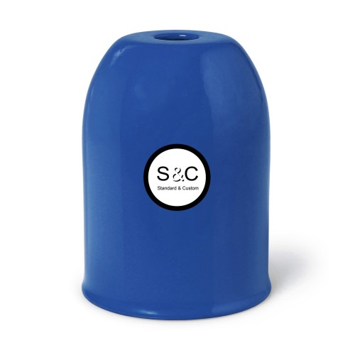 Bicchierino in metallo con Portalampada E27 e Serracavo Blu