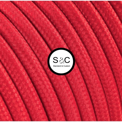 Textus - Cavo Tondo Rosso con Rivestimento Tessile 