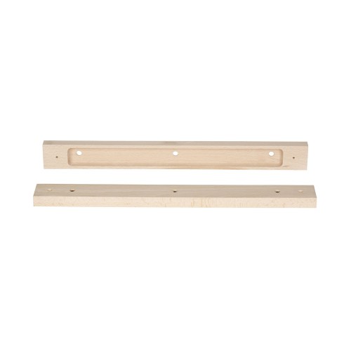 Rosone in legno naturale rettangolare per lampadari 