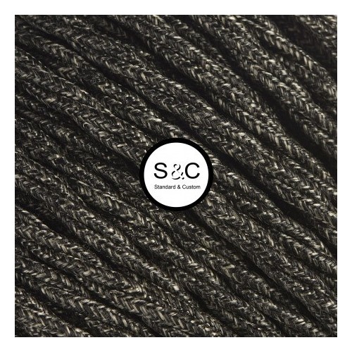 Textus - Treccia Seta Canvas Grigio Scuro