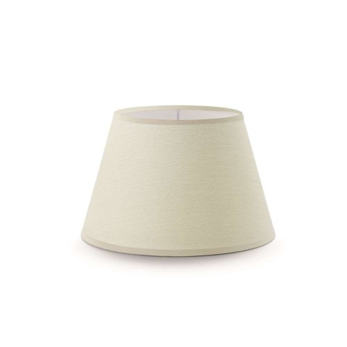 Paralume in tessuto per lampada o lampadario colore sabbia, portalampada E14