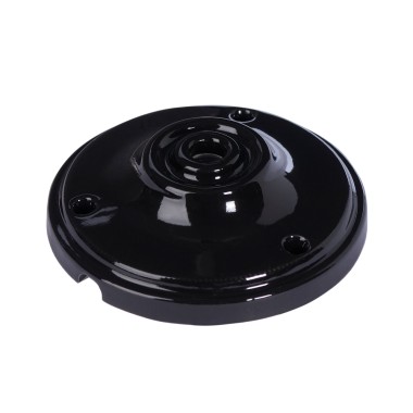 Rosone in porcellana nera