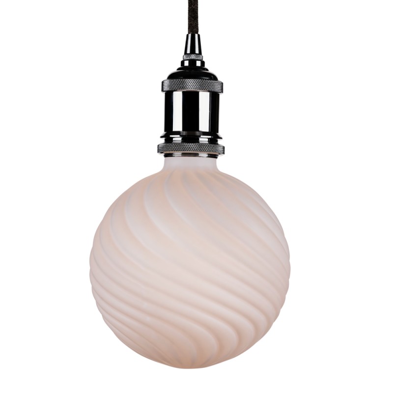 Lampadina Led Globo Twist 6W E27 Matt White