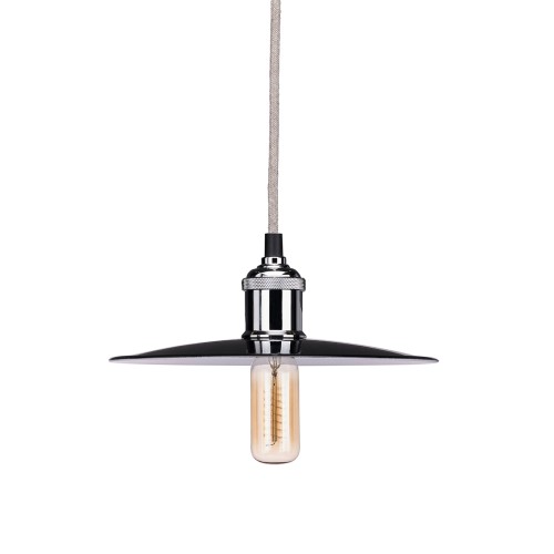 Piatto in acciaio Nero Bianco - Lights & Cables