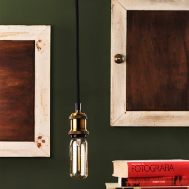Textus - Cavo Tondo Nero con Rivestimento Tessile 