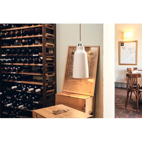 Paralume in ceramica bianca ZENO