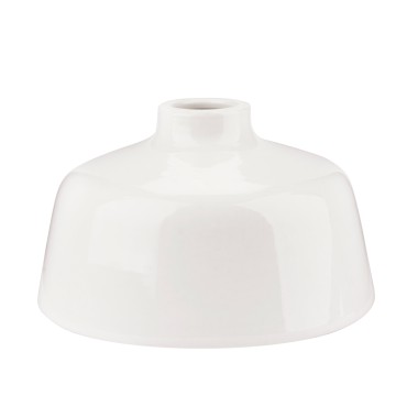 Paralume in ceramica bianca ADA