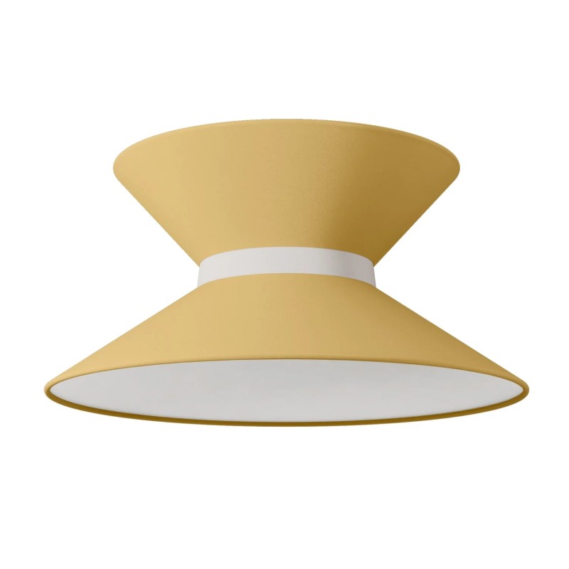 Paralume in tessuto LIVIA - color Giallo Oro