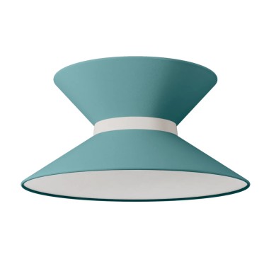 Sospensione  LIVIA - color azzurro severo - completa di accessori