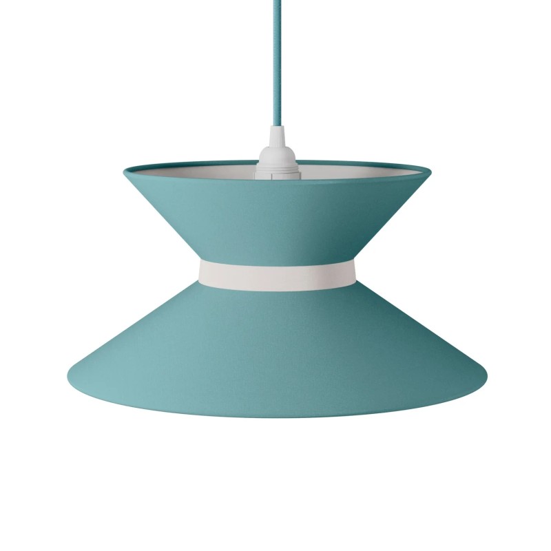 Sospensione  LIVIA - color azzurro severo - completa di accessori