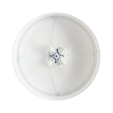 Plafoniera Cilindro Grigio Cenere 48cm | 4 Luci E27 | Design Moderno