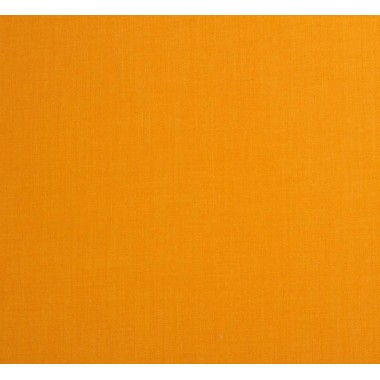 Lampadario a sospensione in tessuto arancio, forma cilindrica, con paralume, pendente in metallo