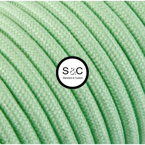 Textus - Cavo Tondo con Rivestimento Tessile Menta